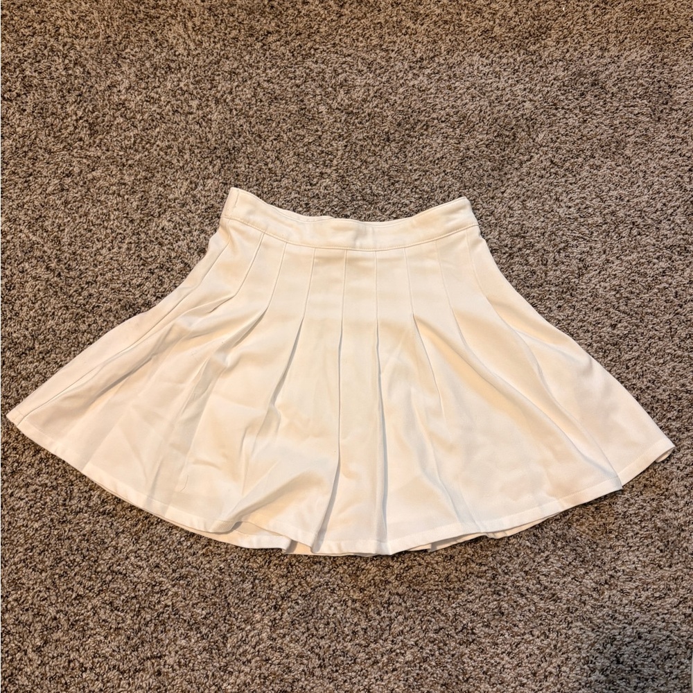 Hollister White Skater Skirt